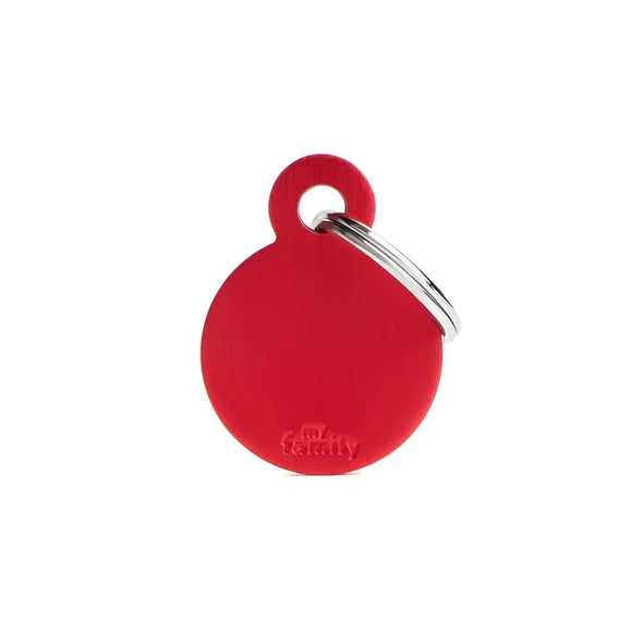 Medaglietta Basic Cerchio - Rosso / S - Medagliette