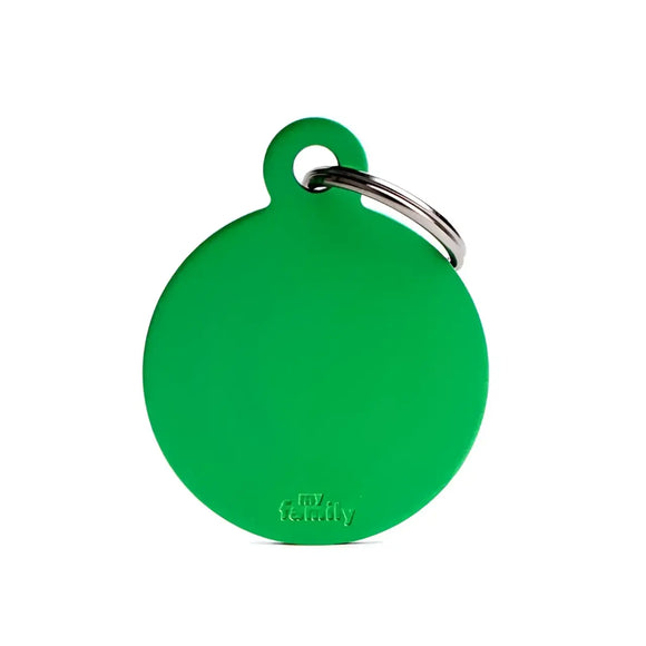 Medaglietta Basic Cerchio - Verde / L - Medagliette