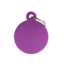 Medaglietta Basic Cerchio - Viola / L - Medagliette
