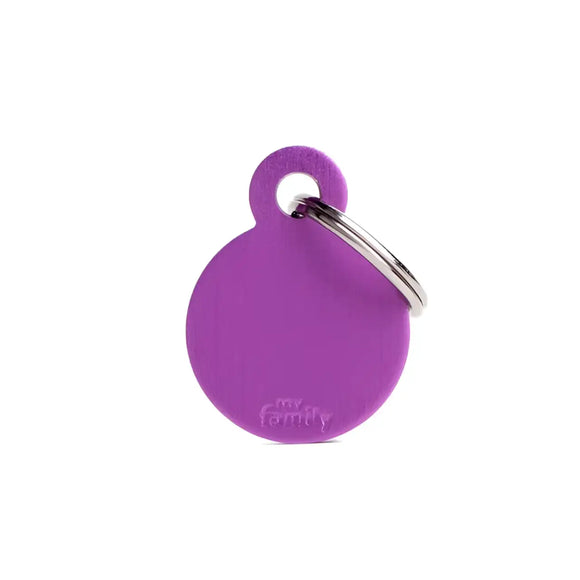 Medaglietta Basic Cerchio - Viola / S - Medagliette