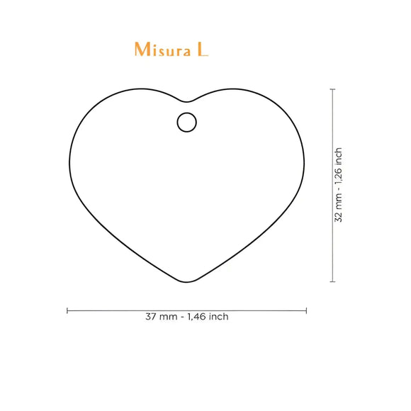 Medaglietta Basic Cuore - Medagliette