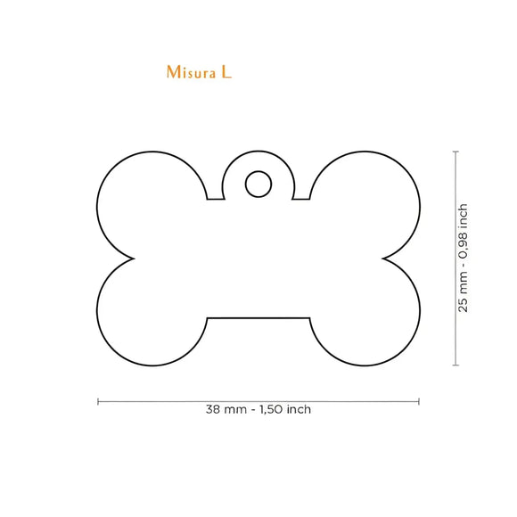 Medaglietta Basic Osso - Medagliette