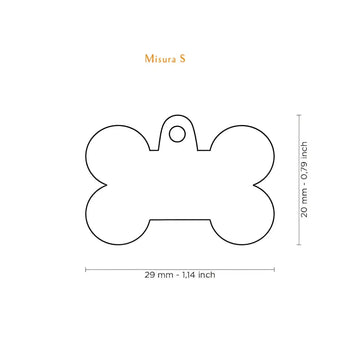 Medaglietta Basic Osso Handmade - Medagliette