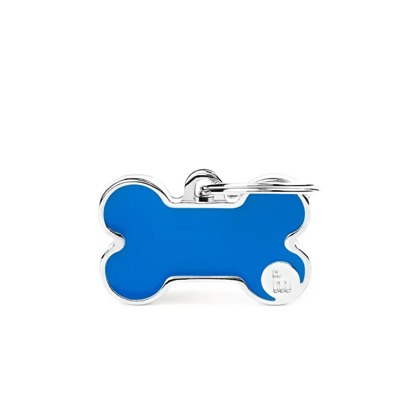 Medaglietta Basic Osso Handmade - Blu / S - Medagliette