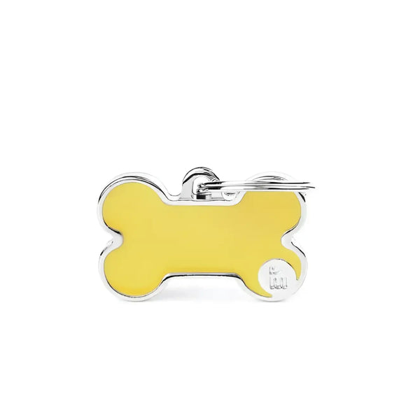 Medaglietta Basic Osso Handmade - Giallo / S - Medagliette