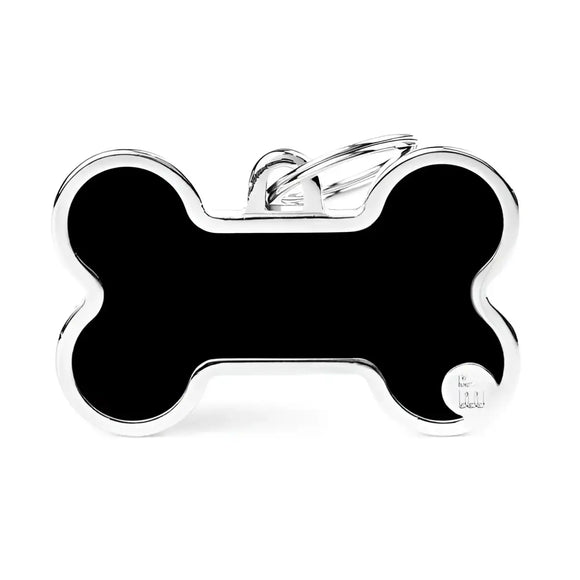 Medaglietta Basic Osso Handmade - Nero / L - Medagliette