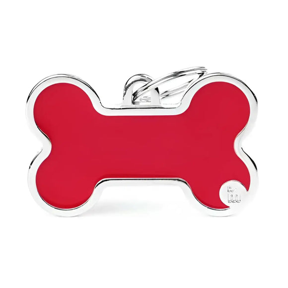 Medaglietta Basic Osso Handmade - Rosso / L - Medagliette