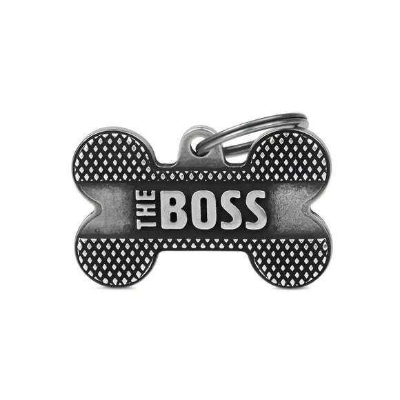 Medaglietta Bronx Boss - Argento Antico / The - Medagliette