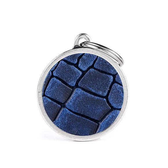 Medaglietta Bronx Leather Tucson - BLUE - Medagliette