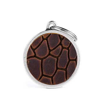 Medaglietta Bronx Leather Tucson - BROWN - Medagliette