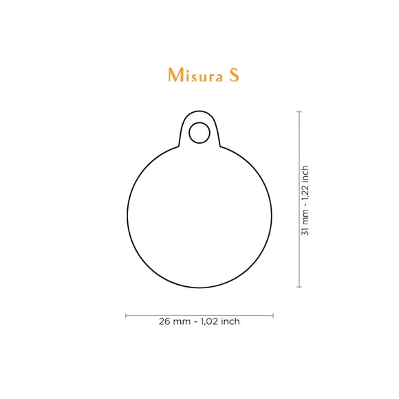 Medaglietta Charm Cerchio King - Medagliette