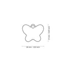 Medaglietta Charms Butterfly - Medagliette