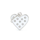 Medaglietta Chic - Bianco / Cuore - Medagliette