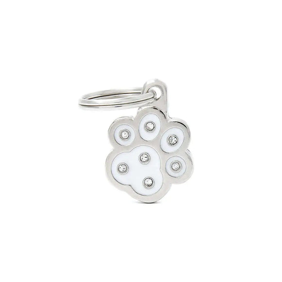 Medaglietta Chic - Bianco / Zampa - Medagliette