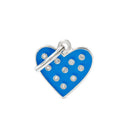 Medaglietta Chic - Blu / Cuore - Medagliette