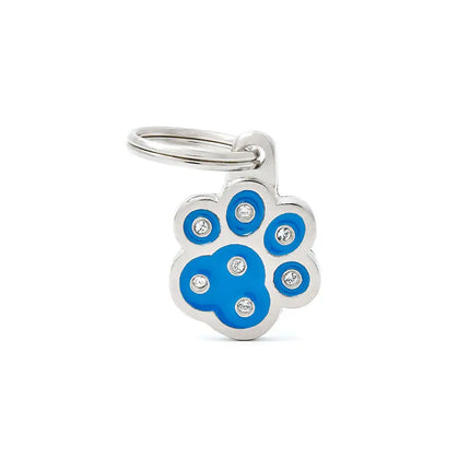 Medaglietta Chic - Blu / Zampa - Medagliette