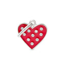 Medaglietta Chic - Rosso / Cuore - Medagliette