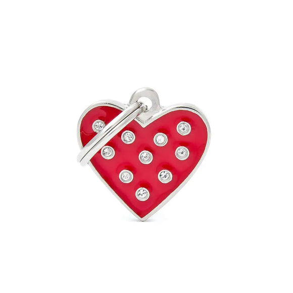 Medaglietta Chic - Rosso / Cuore - Medagliette