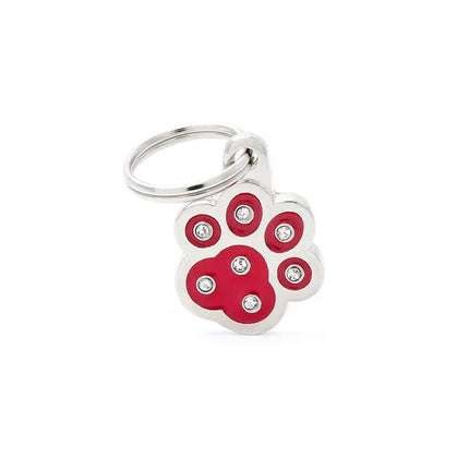 Medaglietta Chic - Rosso / Zampa - Medagliette