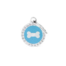 Medaglietta Glam - Azzurro / Osso - Medagliette