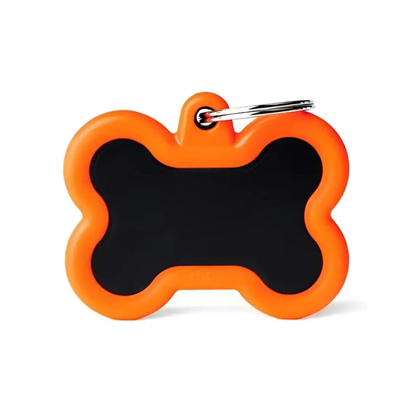 Medaglietta Hushtag - Nero Gomma Arancione / M - Medagliette