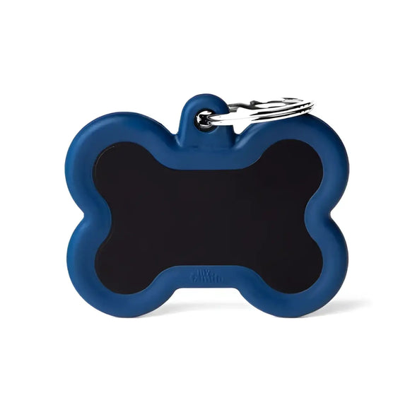 Medaglietta Hushtag - Nero Gomma Blu Scuro / M - Medagliette
