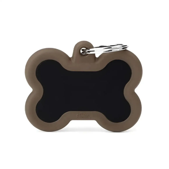 Medaglietta Hushtag - Nero Gomma Marrone / M - Medagliette
