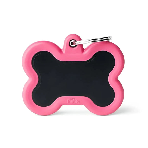 Medaglietta Hushtag - Nero Gomma Rosa / M - Medagliette