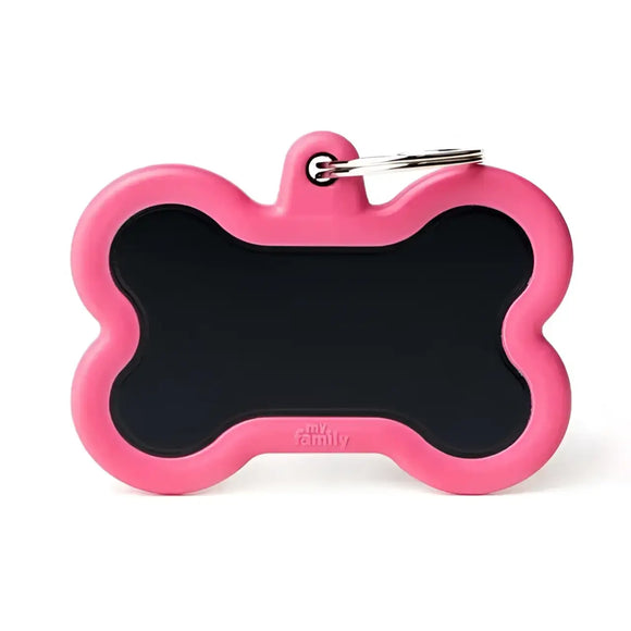Medaglietta Hushtag - Nero Gomma Rosa / XL - Medagliette