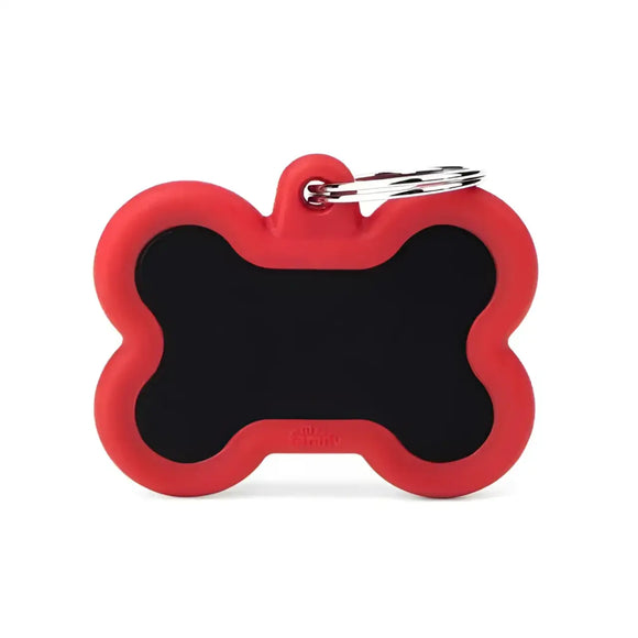 Medaglietta Hushtag - Nero Gomma Rossa / M - Medagliette