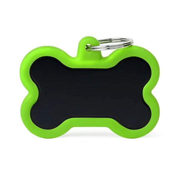 Medaglietta Hushtag - Nero Gomma Verde / XL - Medagliette