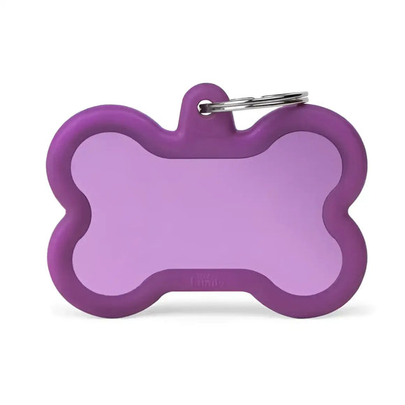 Medaglietta Hushtag - Viola Gomma / XL - Medagliette
