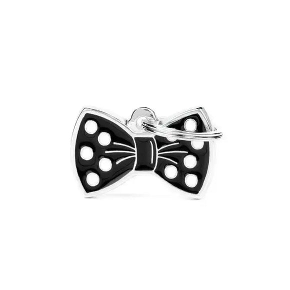 Medaglietta Papillon - Nero - Medagliette