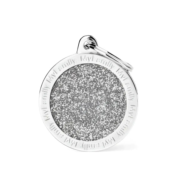 Medaglietta Shine Cerchio - Argento / L - Medagliette