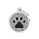 Medaglietta Shine Cerchio con zampa - Argento - Medagliette