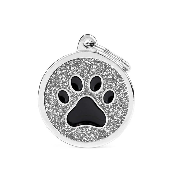 Medaglietta Shine Cerchio con zampa - Argento - Medagliette