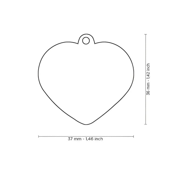 Medaglietta Shine Cuore - L - Medagliette