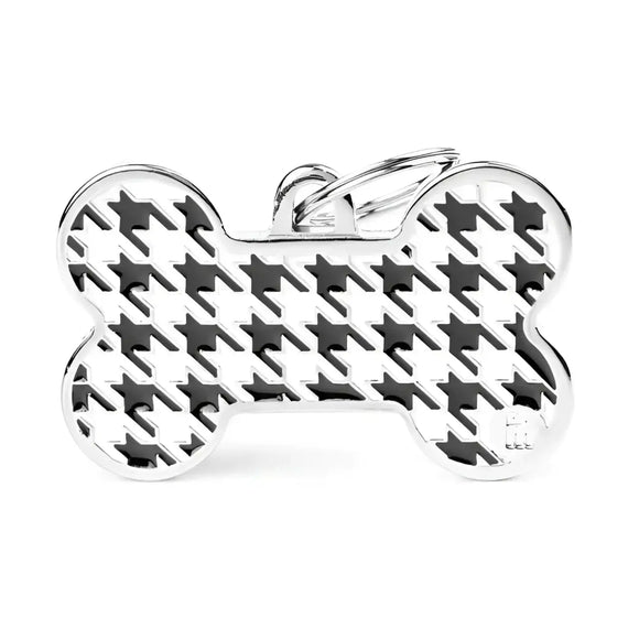 Medaglietta Style - Pied de Poule Nero / XL - Medagliette