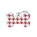 Medaglietta Style - Pied de Poule Rosso / L - Medagliette