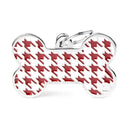 Medaglietta Style - Pied de Poule Rosso / XL - Medagliette