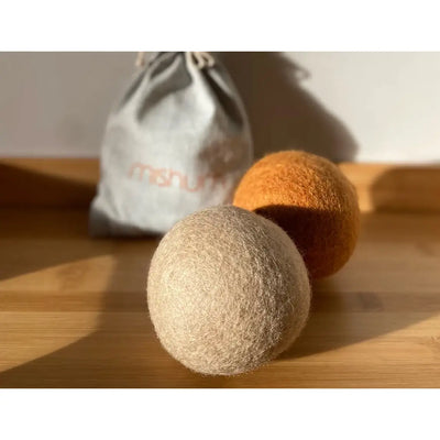 Mishum - Sonagli in feltro giocattolo per cani e gatti - Miele - Giochi
