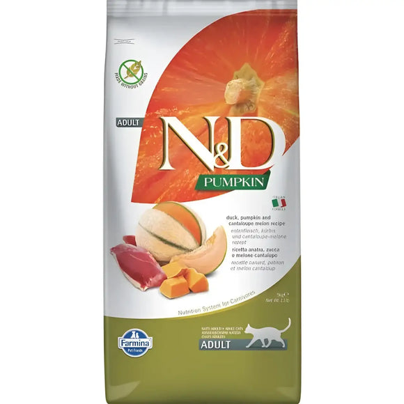 N&D Pumpkin cat Anatra e Melone Cantalupo - 5.0 Kg - Super Premium