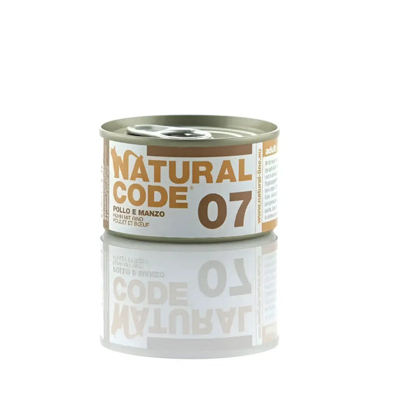 Natural Code 07 Pollo e Manzo - 85 Gr - Super Premium
