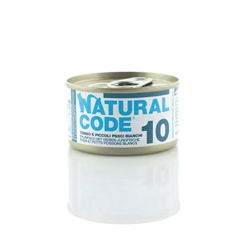 Natural Code 10 Tonno e Piccoli Pesci Bianchi - 85 Gr - Super Premium