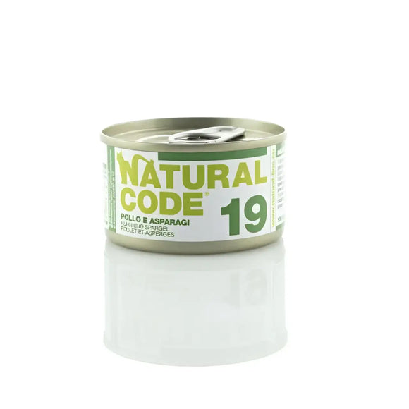 Natural Code 19 Pollo e Asparagi - 85 Gr - Super Premium