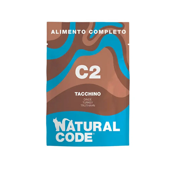 Natural Code C2 Tacchino - 70 Gr - Super Premium
