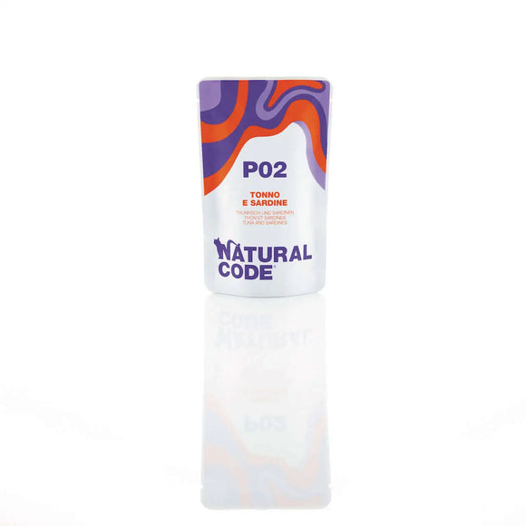 Natural Code P02 Tonno e Sardine - 70 Gr - Super Premium