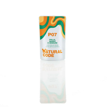 Natural Code P07 Pollo Manzo e Verdure - 70 Gr - Super Premium