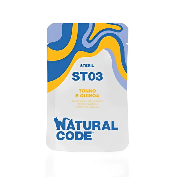 Natural Code Steril 03 Tonno e Quinoa - 70 Gr - Super Premium