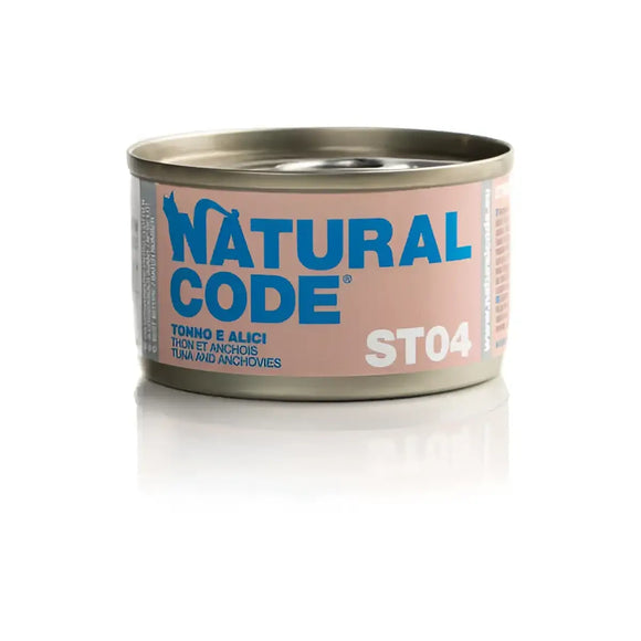 Natural Code Steril 04 Tonno e Alici 85 Gr - Super Premium